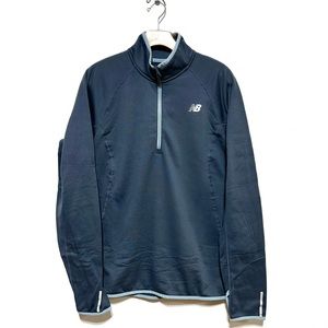 New Balance EUC Men’s Blueish Gray Fleece Athletic Running Sweatshirt Medium